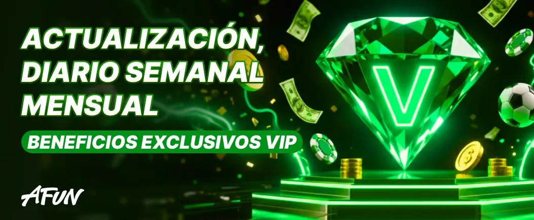 Beneficios VIP de afun casino