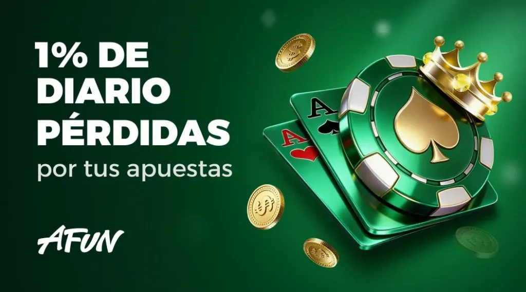 AFUN casino bono reembolso diario