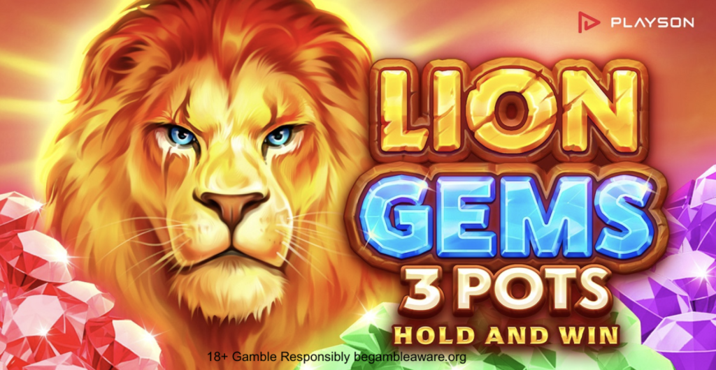 Lion Gems 3 Pots Hold and Win